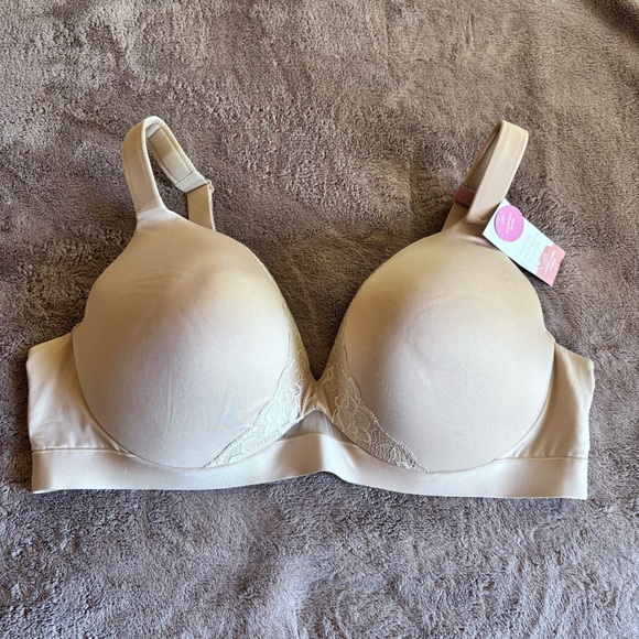 Cacique Other - Cacique Comfort  Bra 44DD Beige underWire NWT